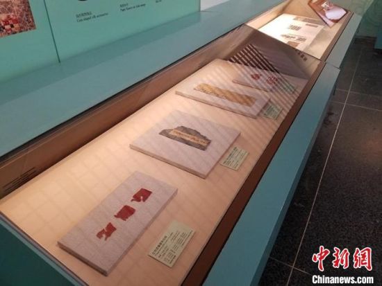 圖為展覽現場。　敦煌研究院供圖